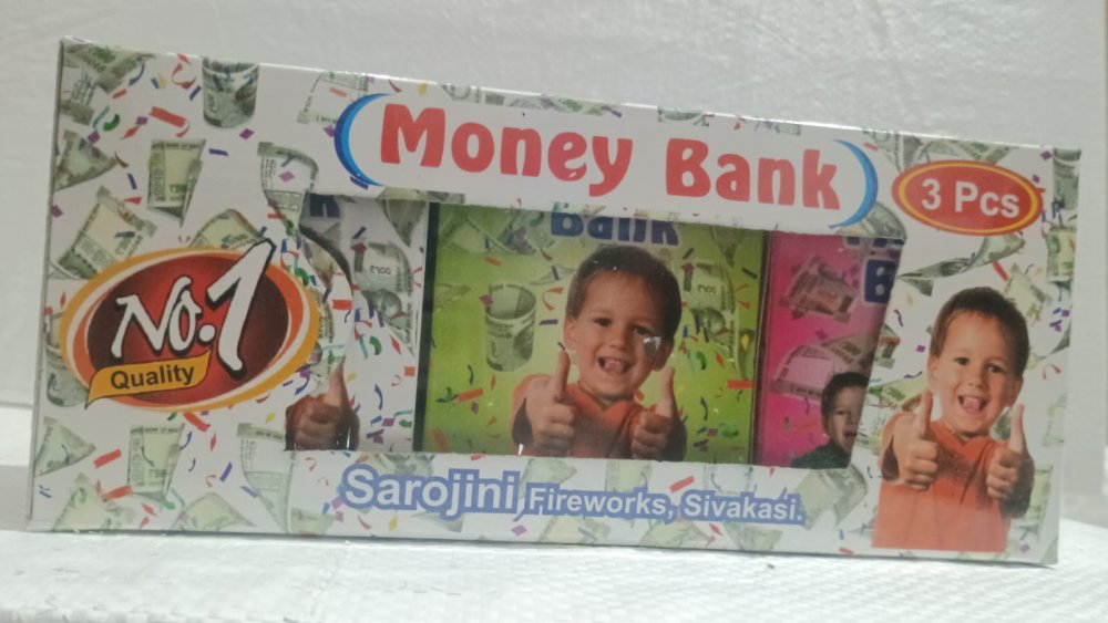 Money Bank Small  3 Pcs